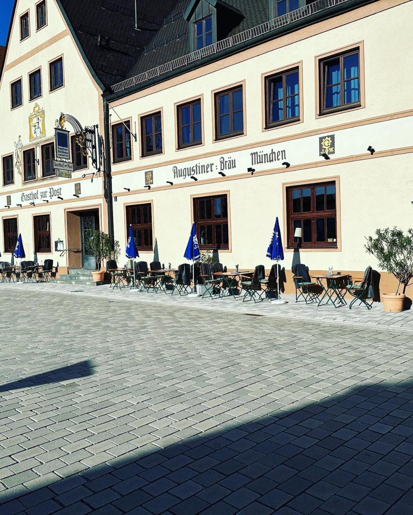 Gasthof Zur Post Wolnzach Bagian luar foto
